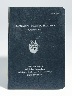 Black Canadian Pacific Railway Company Booklet