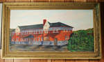 Painting of Canadian Pacific Railway Station in Schreiber