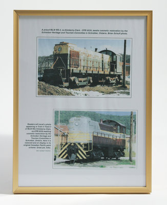 Photographs of Engine #6539 Before and After Restoration