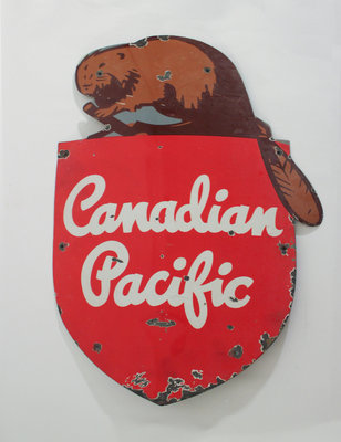 Canadian Pacific Large Metal Logo