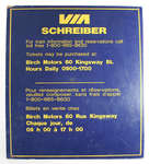 VIA Schreiber Sign