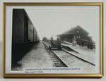 Framed Photograph of Canadian Pacific Rail Station at Jackfish