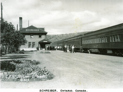 Canadian Pacific Railway Yard in Schreiber