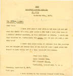 Correspondence About C.P.R. Station Landscaping