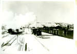 Winter Train Scene
