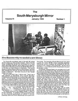 South Marysburgh Mirror (Milford, On), 1 Jan 1993