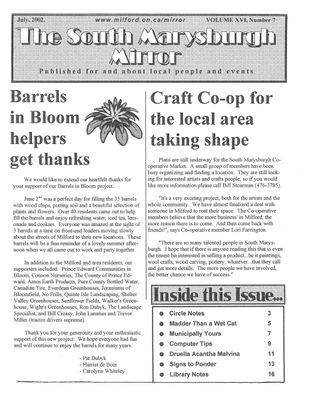 South Marysburgh Mirror (Milford, On), 1 Jul 2002