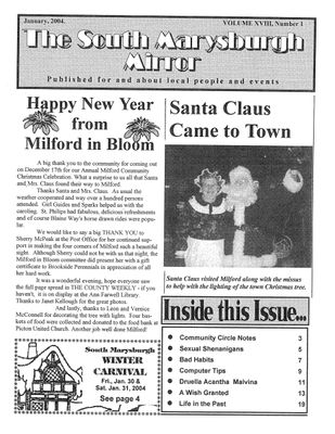 South Marysburgh Mirror (Milford, On), 1 Jan 2004