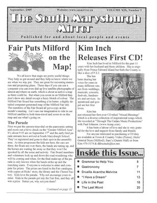 South Marysburgh Mirror (Milford, On), 1 Sep 2005