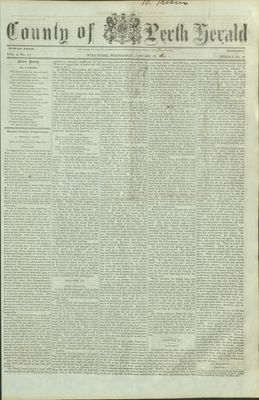 County of Perth Herald (Stratford), 27 Jan 1864