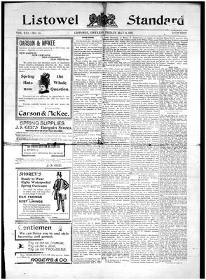 Listowel Standard, 6 May 1898