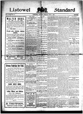 Listowel Standard, 1 Nov 1907