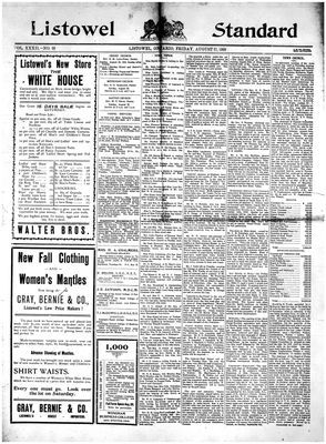 Listowel Standard, 27 Aug 1909