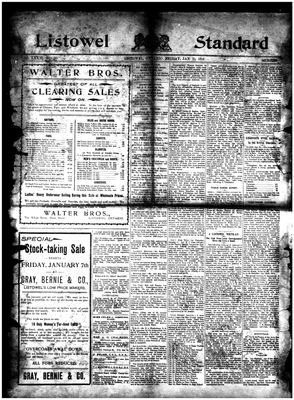 Listowel Standard, 21 Jan 1910