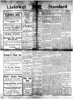 Listowel Standard, 28 Apr 1911