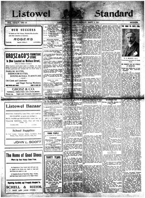 Listowel Standard, 1 Sep 1911