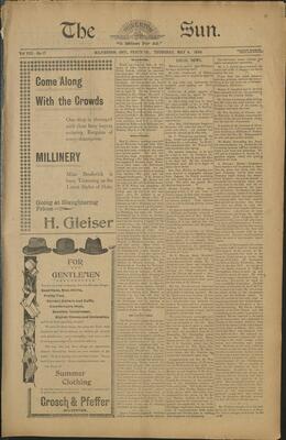 Milverton Sun, 4 May 1899