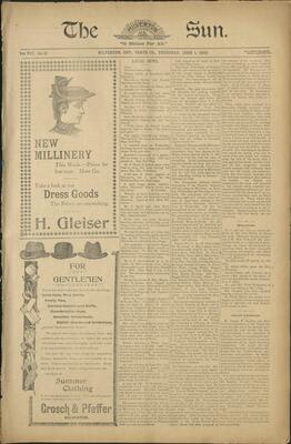 Milverton Sun, 1 Jun 1899