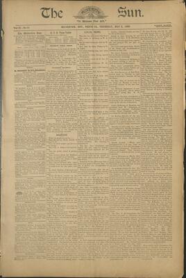 Milverton Sun, 3 May 1900