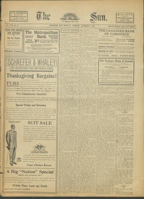 Milverton Sun, 5 Nov 1908