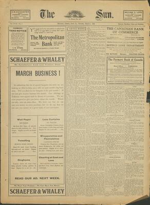 Milverton Sun, 4 Mar 1909