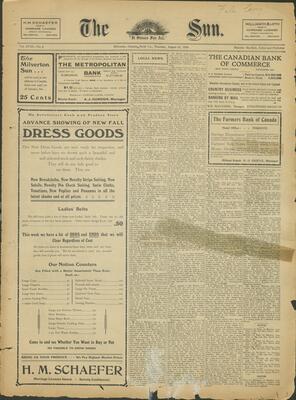 Milverton Sun, 19 Aug 1909