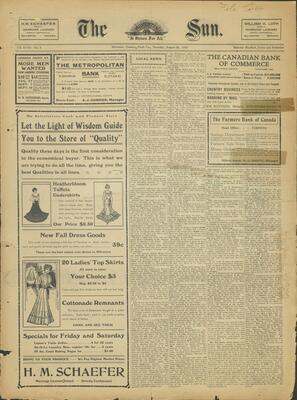 Milverton Sun, 26 Aug 1909