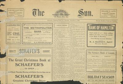 Milverton Sun, 9 Dec 1909