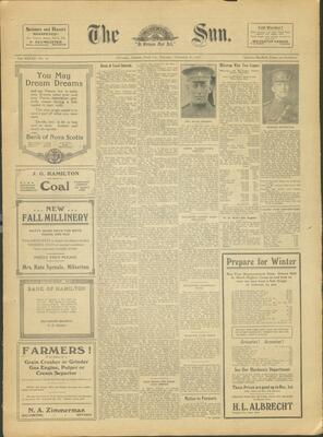 Milverton Sun, 21 Nov 1918