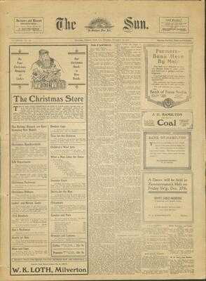 Milverton Sun, 19 Dec 1918