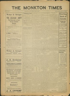 Monkton Times, 22 May 1908