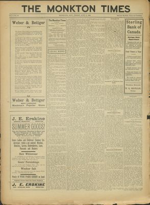 Monkton Times, 3 Jul 1908