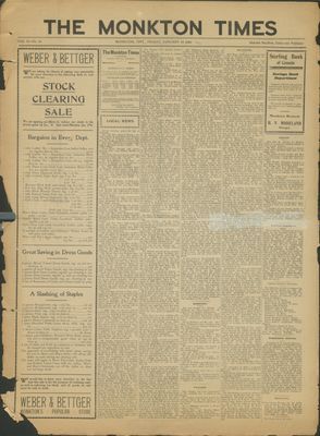 Monkton Times, 14 Jan 1910