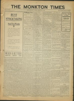 Monkton Times, 18 Feb 1910