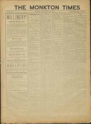 Monkton Times, 30 Sep 1910