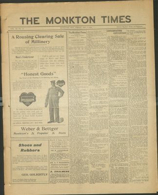 Monkton Times, 2 Oct 1910