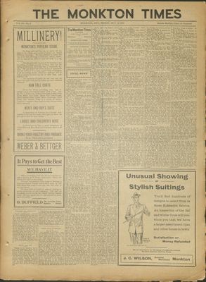 Monkton Times, 14 Oct 1910