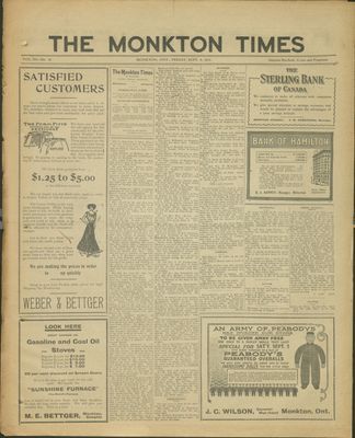 Monkton Times, 8 Sep 1911