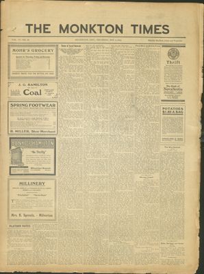 Monkton Times, 4 May 1916