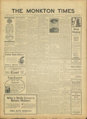 Monkton Times, 3 May 1917