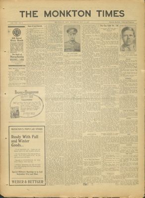 Monkton Times, 11 Oct 1917