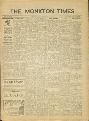 Monkton Times, 8 Nov 1917