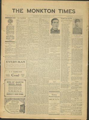 Monkton Times, 22 Nov 1917