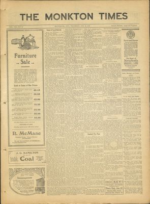 Monkton Times, 31 Jan 1918