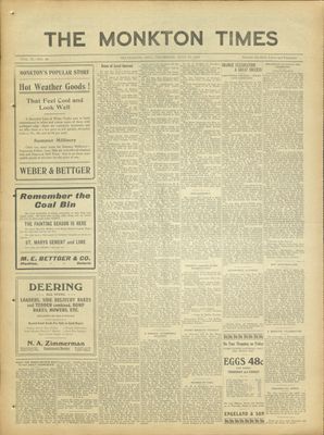 Monkton Times, 17 Jul 1919