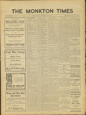 Monkton Times, 8 Jul 1920