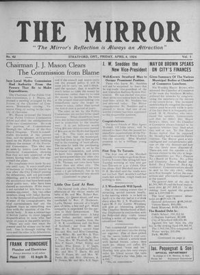 Stratford Mirror, 4 Apr 1924