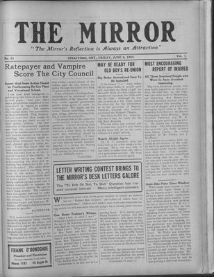 Stratford Mirror, 6 Jun 1924