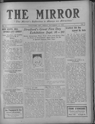 Stratford Mirror, 12 Sep 1924