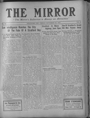 Stratford Mirror, 26 Sep 1924